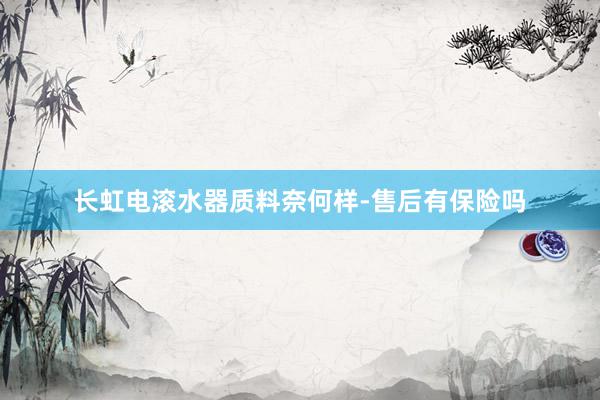 长虹电滚水器质料奈何样-售后有保险吗